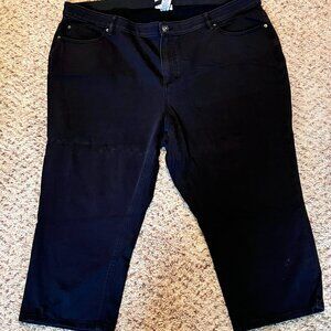 Catherine's Knit Jean Capris 2X